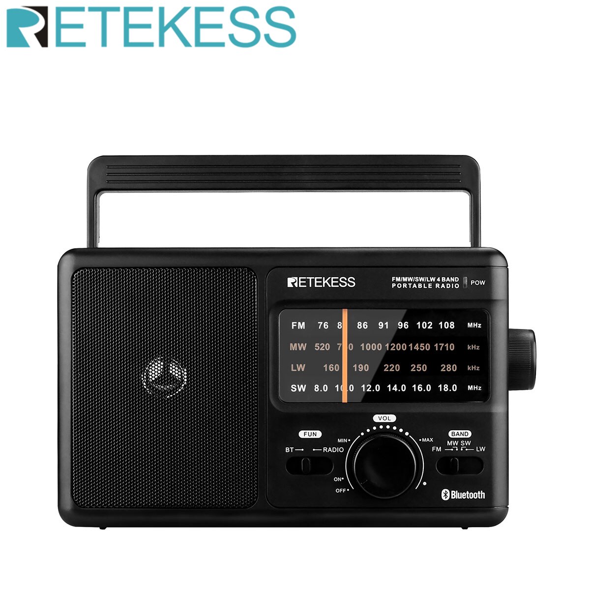 Retekess-TR626 AM FM SW LW ޴   D..